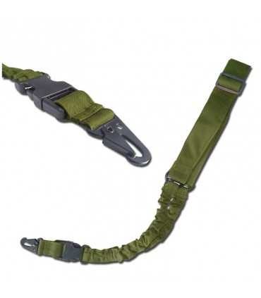 Cinghia a un punto BUNGEE in Cordura con moschettone in metallo