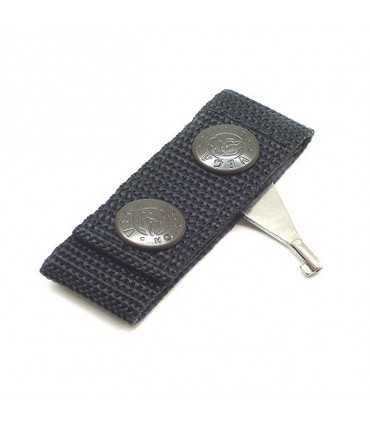 2V02 - Distanziale con chiave per manette in cordura per cinturone
