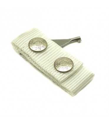 2V02 - Distanziale con chiave per manette in cordura per cinturone