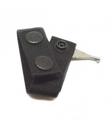2V02 - Distanziale con chiave per manette in cordura per cinturone
