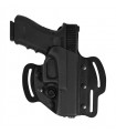 FL8 - "PANCAKE FLAT HOLSTER" Outside double material pancacke holster