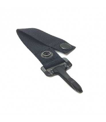 2V16 - Porta chiavi o guanti con moschettone da cinturone in cordura