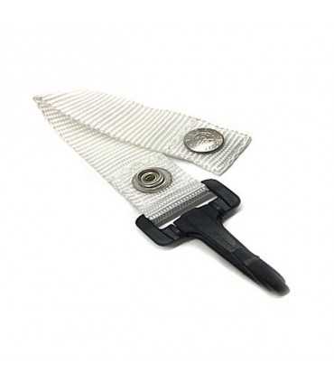 2V16 – Cordura key holder with plastic spring clip