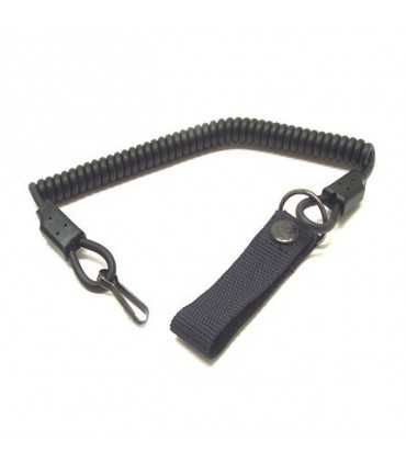 2V20 - Correggiolo di sicurezza a molla in plastica per pistola da cinturone