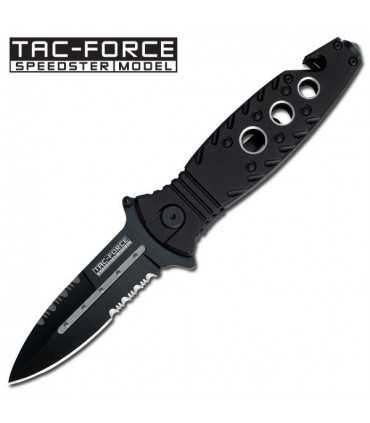 TF-569 Coltello professionale di emergenza con frangivetro e tranciacavi ad apertura assistita