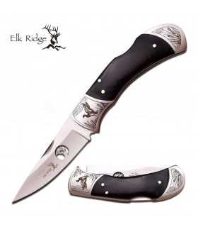 ER-539D Elegante coltello tascabile da caccia pieghevole con incisione anatra