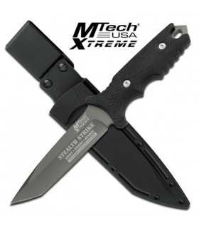 MX-8071 Coltello militare americano STEALTH STRIKE con frangi vetro e fodero in polimero
