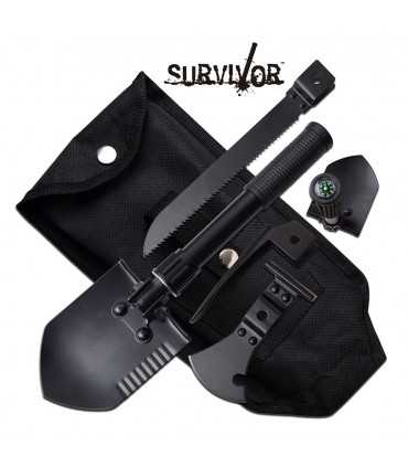 SURVIVOR SV-MUL001BK 6 IN 1 MULTI PURPOSE TOOL