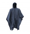 DARK BLUE VINYL PONCHO 0,15 MM