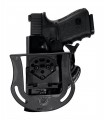 SU1 - Belt leather holster with automatic safety system