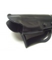 TU1 - Leather belt holster with removable elastic safety catch