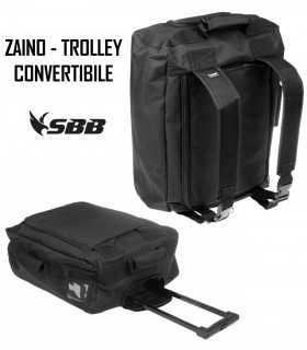Trolley SBB Gen II Zaino Borsone Valigia TRAVEL BAG militare colore NERO