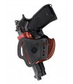 NS1 - Belt leather holster uncovered full barrel with automatic safety system