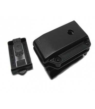 8MH01 - Open two row universal magazine case for belt