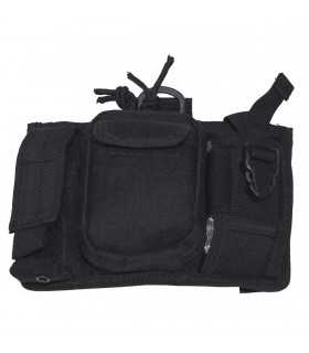 Mobile Phone, flashlight, magazine Bag, "MOLLE" or belt, black
