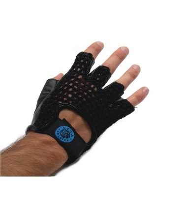 OG10 – Half fingers leather and cotton mesh summer glove