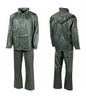 Rain Suit - OD green - polyester