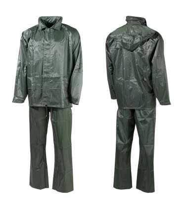 Rain Suit - OD green - polyester