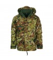 MILITARY PARKA VEGETATO with fleece liner - Italian Camo