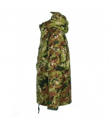 PARKA militare Giubbotto VEGETATO ITALIANO professionale con imbottitura interna in pile staccabile