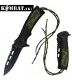 Hunting Survival Knife - Folding knife with paracord