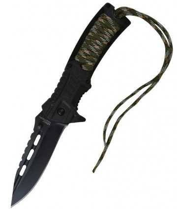 Hunting Survival Knife - Folding knife with paracord