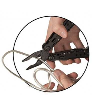 Pinza Multiuso BLACK COBRA NERO Acciaio INOX Multi Uso Survival Militare