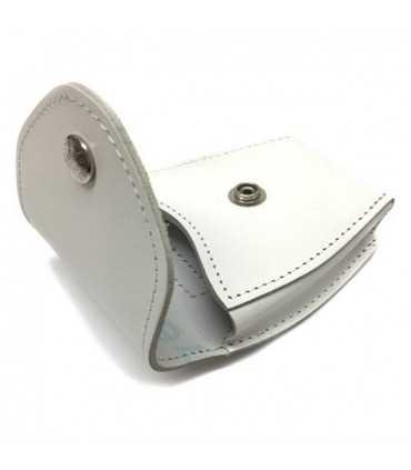 6P75 - Porta manette in cuoio chiuso da cintura cinturone in pelle