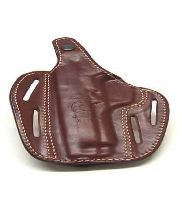 H199 - Quick release leather holster with four belt loops