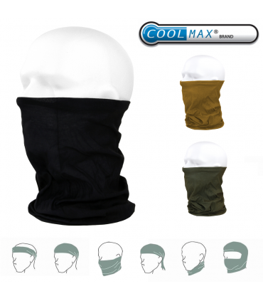 Scalda collo collare bandana passamontagna TACTICAL WRAP multiuso scaldacollo