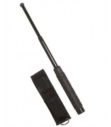 BLACK TELESCOPE BATON WITH POUCH