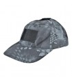 Cappello berretto tipo Baseball leggero e traspirante in tessuto RIP-STOP Mandra night nero typhon