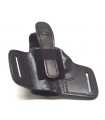 F1 - Belt leather holster uncovered full barrel with quick release