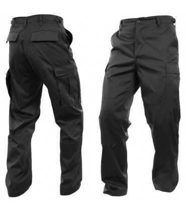 US BLACK BDU STYLE FIELD PANTS