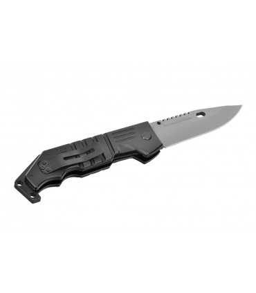 Coltello tascabile M9 colore NERO con lama in acciaio INOX