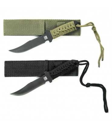 Coltello militare COMBAT KNIFE RECON con manico in Paracord e Custdia