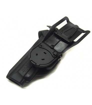 Professional Duty Holster in Injected Polymer with 5 retention levels