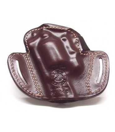 FD1 - Belt leather holster uncovered full barrel