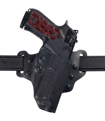 Professional concealment holster in Polyform and “Rubber-Tech”