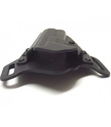 Professional concealment holster in Polyform and “Rubber-Tech”