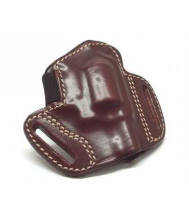 FD1 - Belt leather holster uncovered full barrel