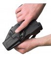 for Glock 17 - Safe&Fast Index Holster - Professional duty holster in injected polymer with 2 retention levels