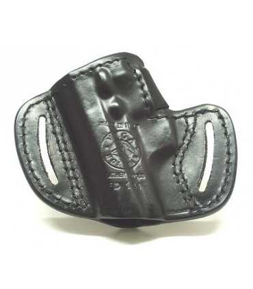 FD1 - Belt leather holster uncovered full barrel