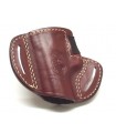 FD1 - Belt leather holster uncovered full barrel