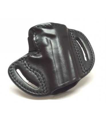 FD1 - Belt leather holster uncovered full barrel