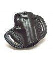 FD1 - Belt leather holster uncovered full barrel