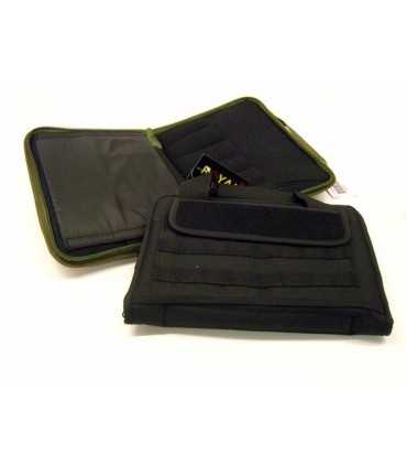 Padded gun bag with external pocket and molle system