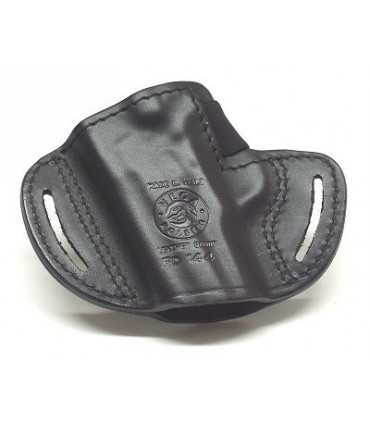 FD1 - Belt leather holster uncovered full barrel