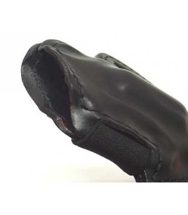 FD1 - Belt leather holster uncovered full barrel