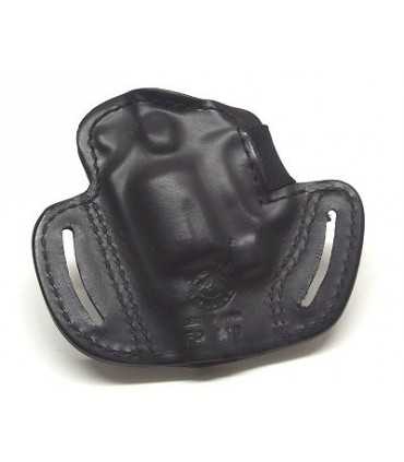 FD1 - Belt leather holster uncovered full barrel
